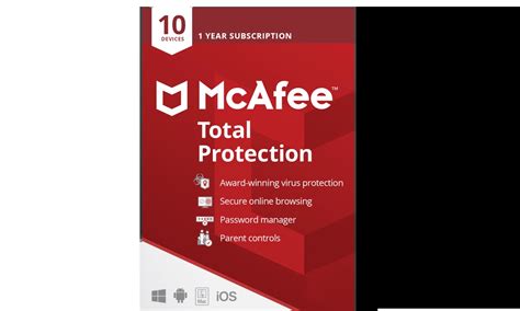mcafee total protection for windows 10.